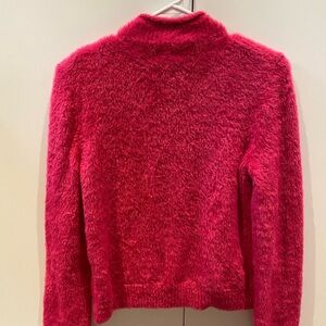 Universal Thread Fuzzy Hot Pink Turtleneck Sweater